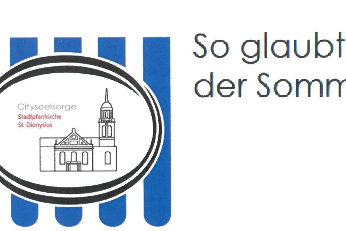 Logo mit Text So glaubt der Sommer
