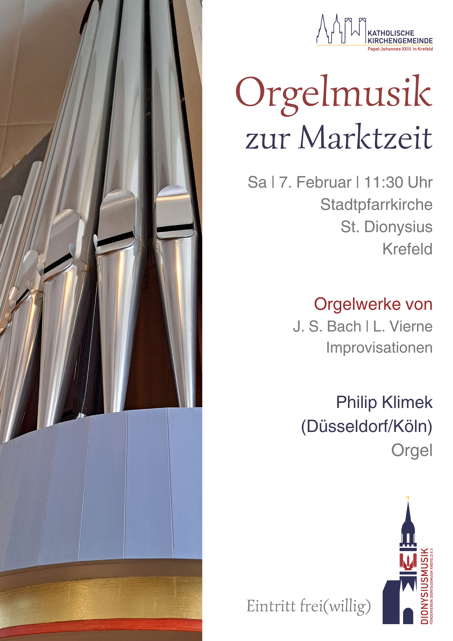 Orgelprospekt links, rechts Daten aus Fließtext (c) NP