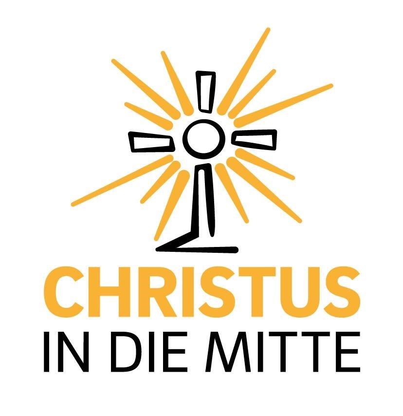 Logo Christus in die Mitte!